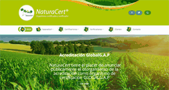 Desktop Screenshot of naturacert.org