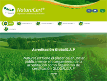 Tablet Screenshot of naturacert.org